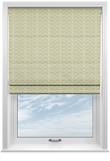 Orla Kiely Linear Stem, Pebble - Roman Blind